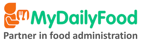My Daily Food logo and tagline